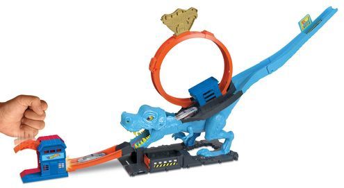 Hot Wheels - City T-Rex Attack Set - Speelgoed - Met 1 Auto - Racebaan