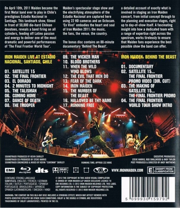 Iron Maiden - En Vivo ! - Blu-Ray