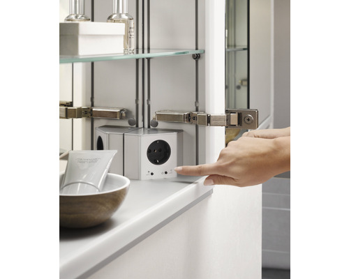 LED spiegelkast Prime 100 cm 2-deurs