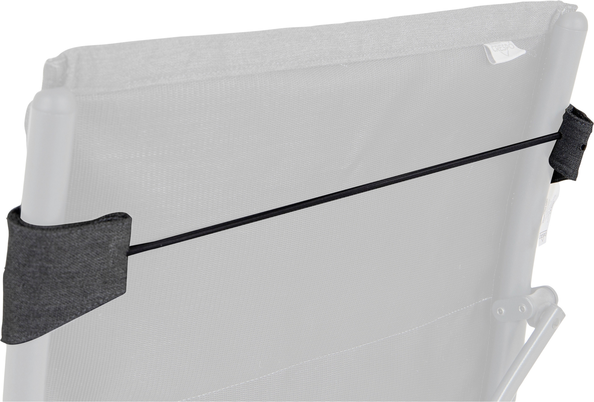 Crespo A/737 Tex-Comfort Kopfkissen für Campingstühle grau