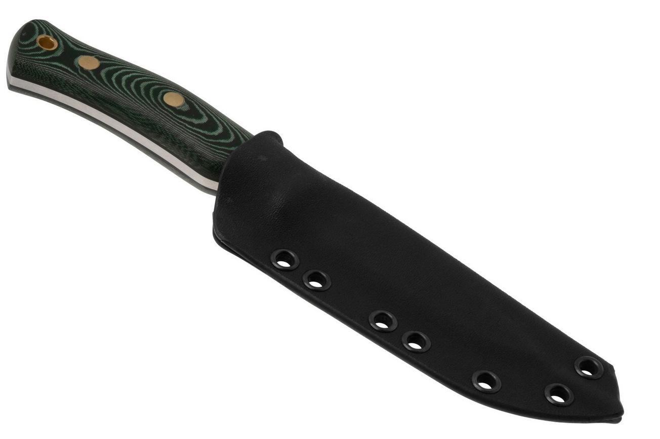 Casström No. 10 Swedish Forest Knife Scandi 14107, 14C28N Green Micarta Kydex, bushcraftmes