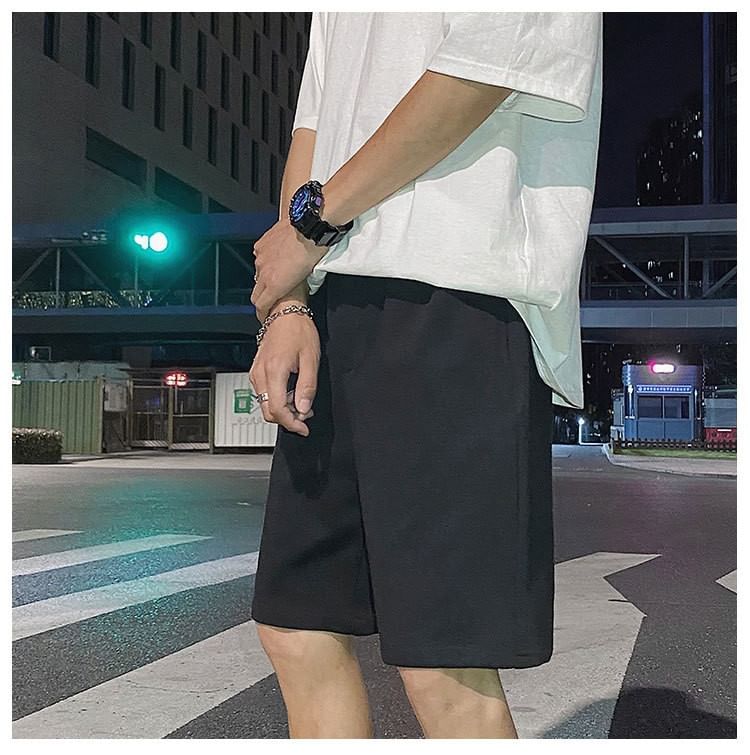 Craltuxe - Effen joggingbroek met trekkoord in de taille