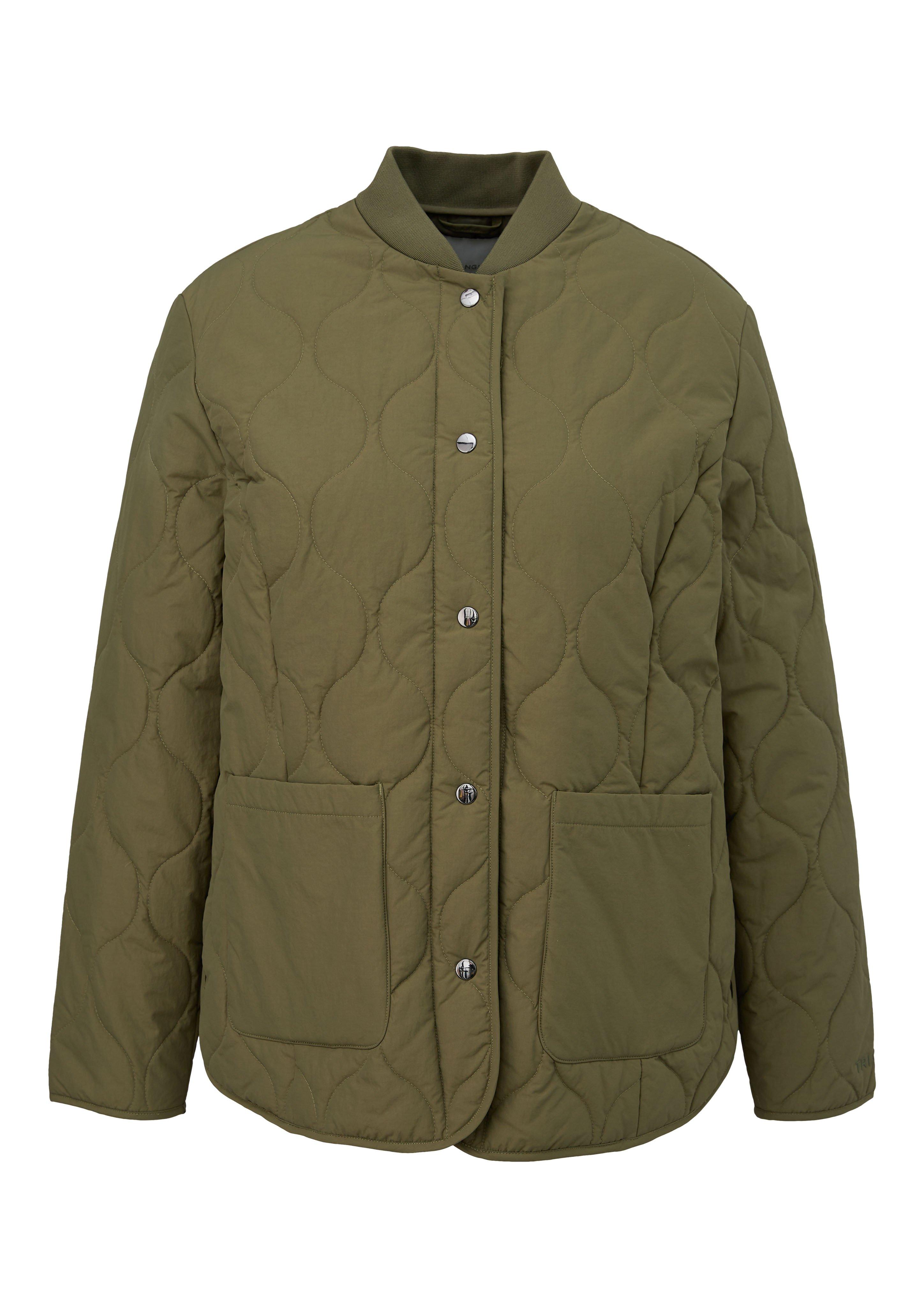 Steppjacke mit aufgesetzten Taschen