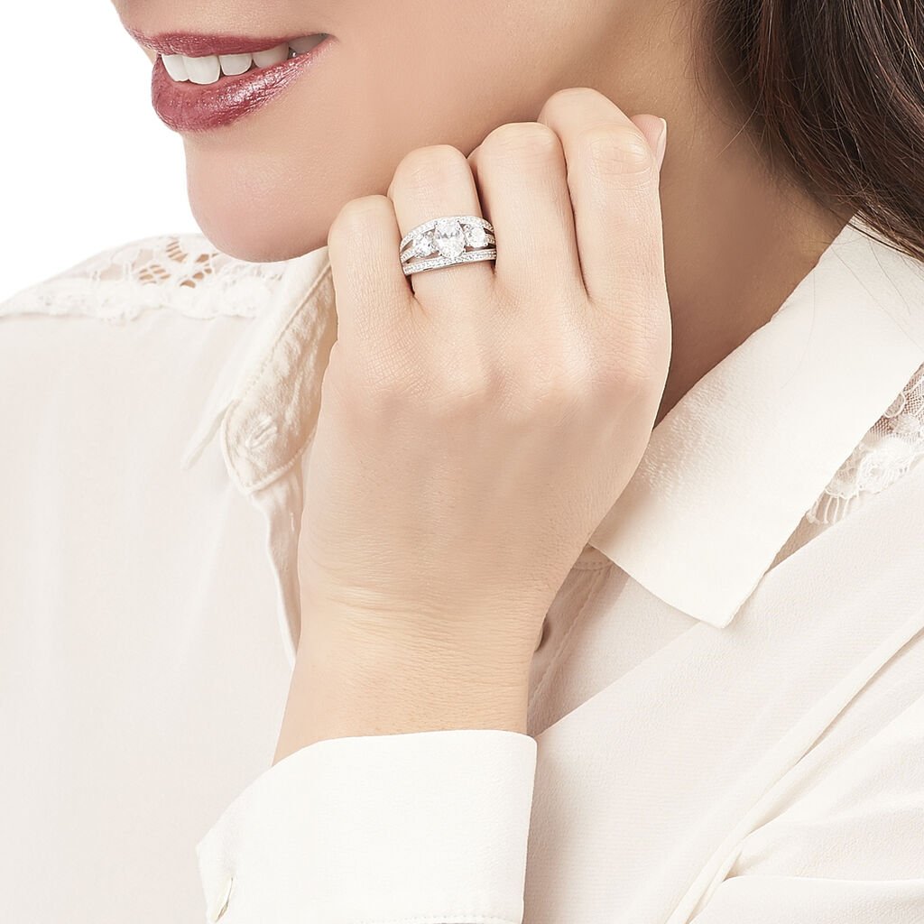 Bague Eneka Argent Oxyde De Zirconium