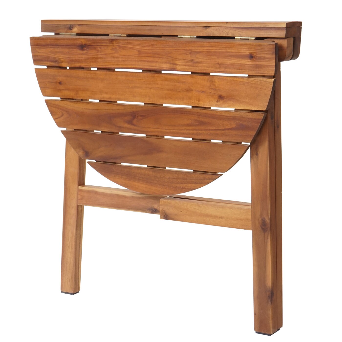 Klapptisch MCW-L19, Gartentisch Balkontisch, In-/Outdoor klappbar Akazie Holz MVG-zertifiziert 71x70x34cm