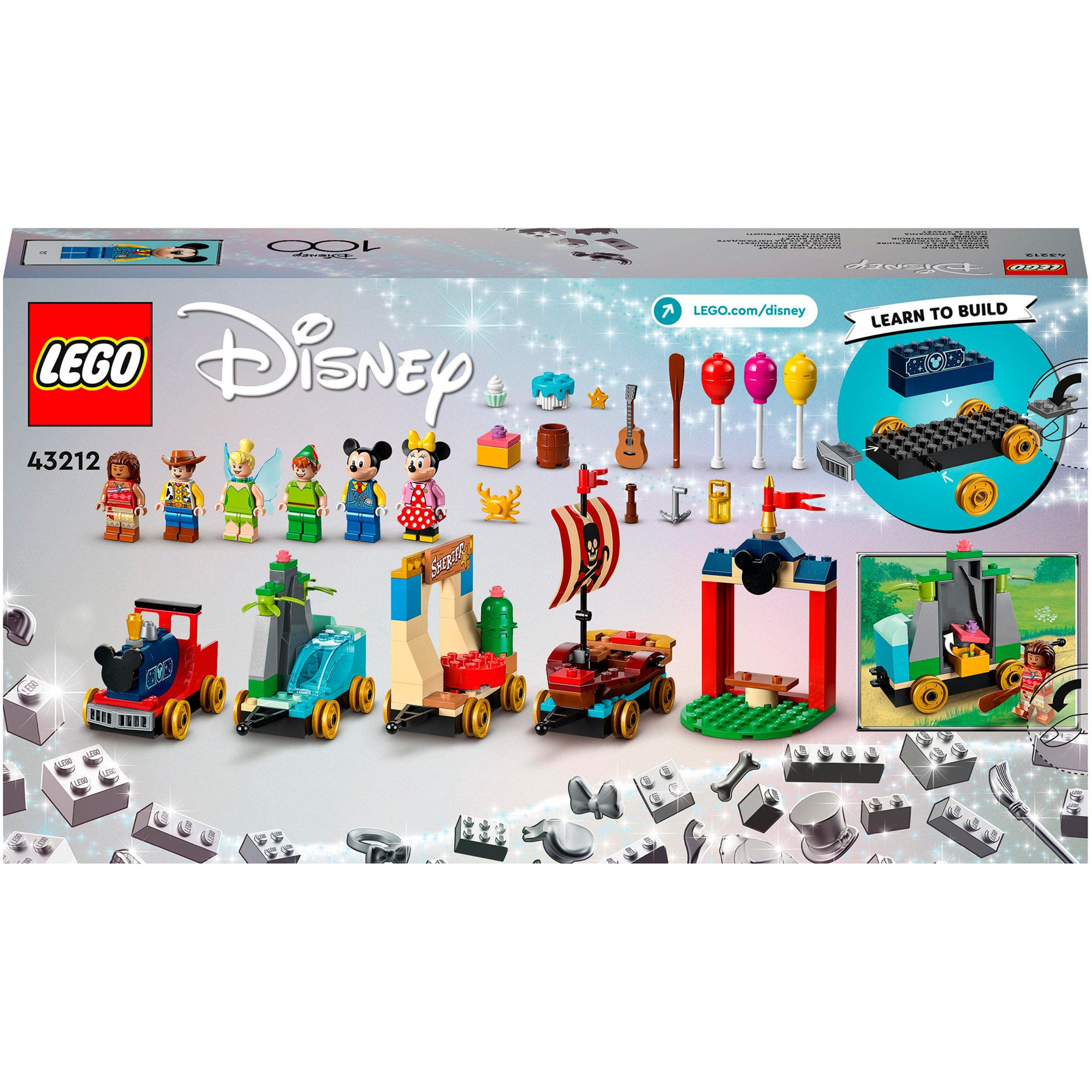 LEGO Konstruktionsspielzeug Disney Geburtstagszug