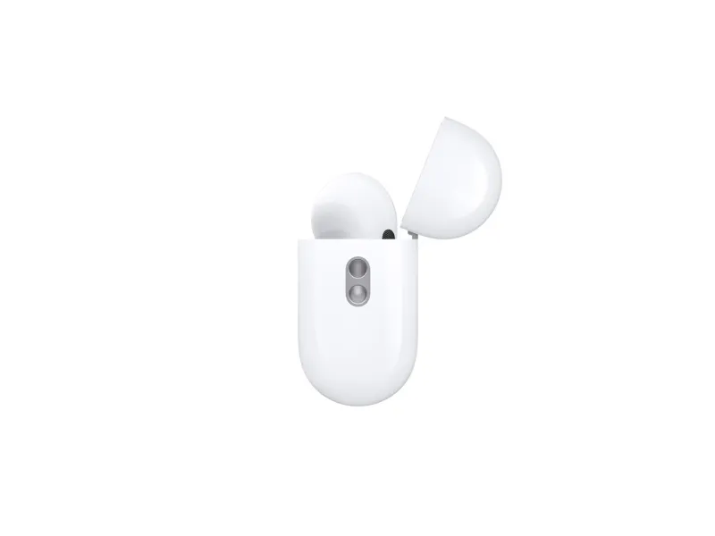 Apple | AirPods Pro - 2. Generation (2023) - Trådløse øretelefoner med mik. - aktiv støjdæmpning - hvid | Magsafe Charging Case (USB-C)