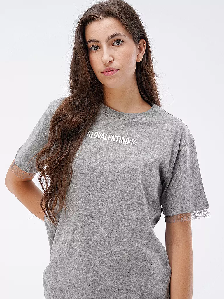 RED Valentino T-Shirt grau