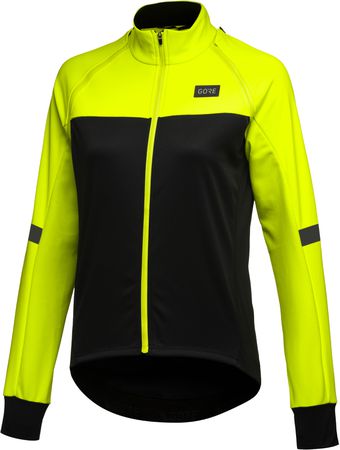 PHANTOM Damen-Zip-off-Softshelljacke  blackneon yellow  44