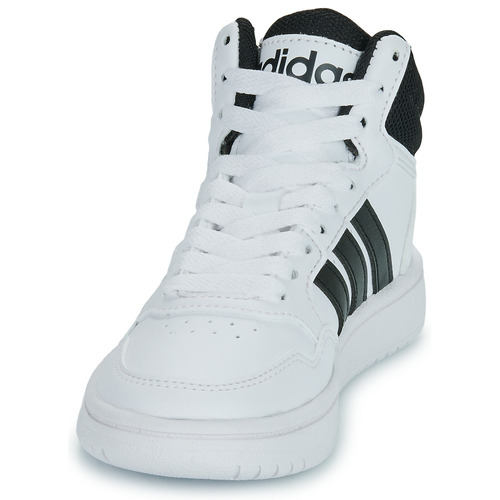 Adidas Sportswear - HOOPS 3.0 MID K - Blanc / Noir