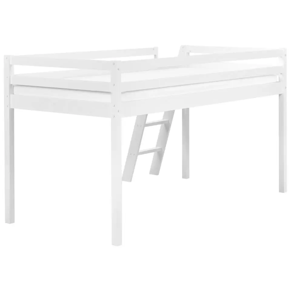 ASCOUX - Kinderbed - Wit - 90 x 200 cm - Dennenhout