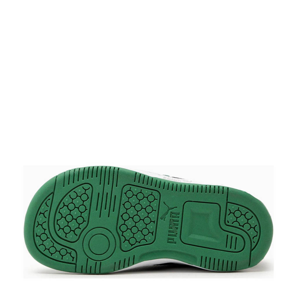 Puma Rebound V6 Lo AC+ Infsneakers wit/zwart/groen
