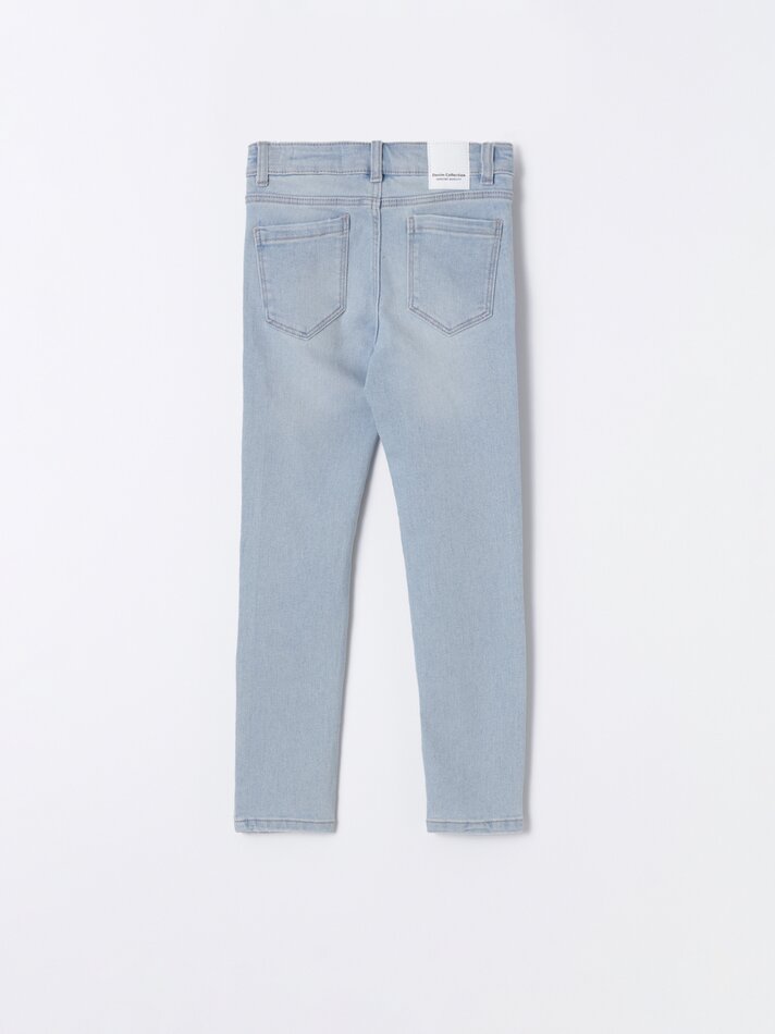 Calça jeans super skinny - Azul claro