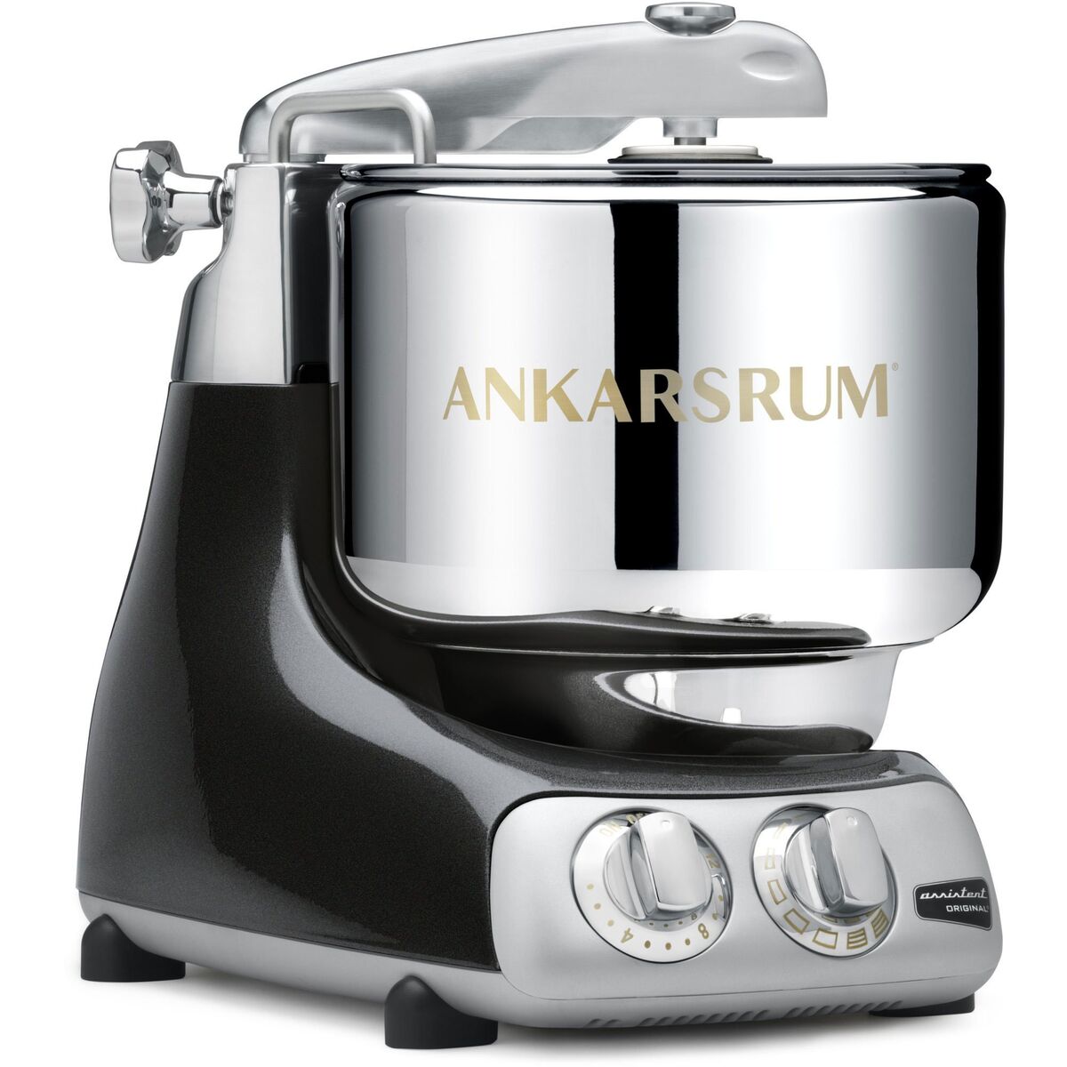 AKM 6230 kjøkkenmaskin med iskremmaskin, black diamond