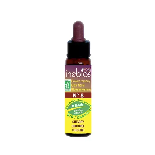 Inebios Bach Flower Remedy No. 8 Chicory - Chicória Orgânica 10ml