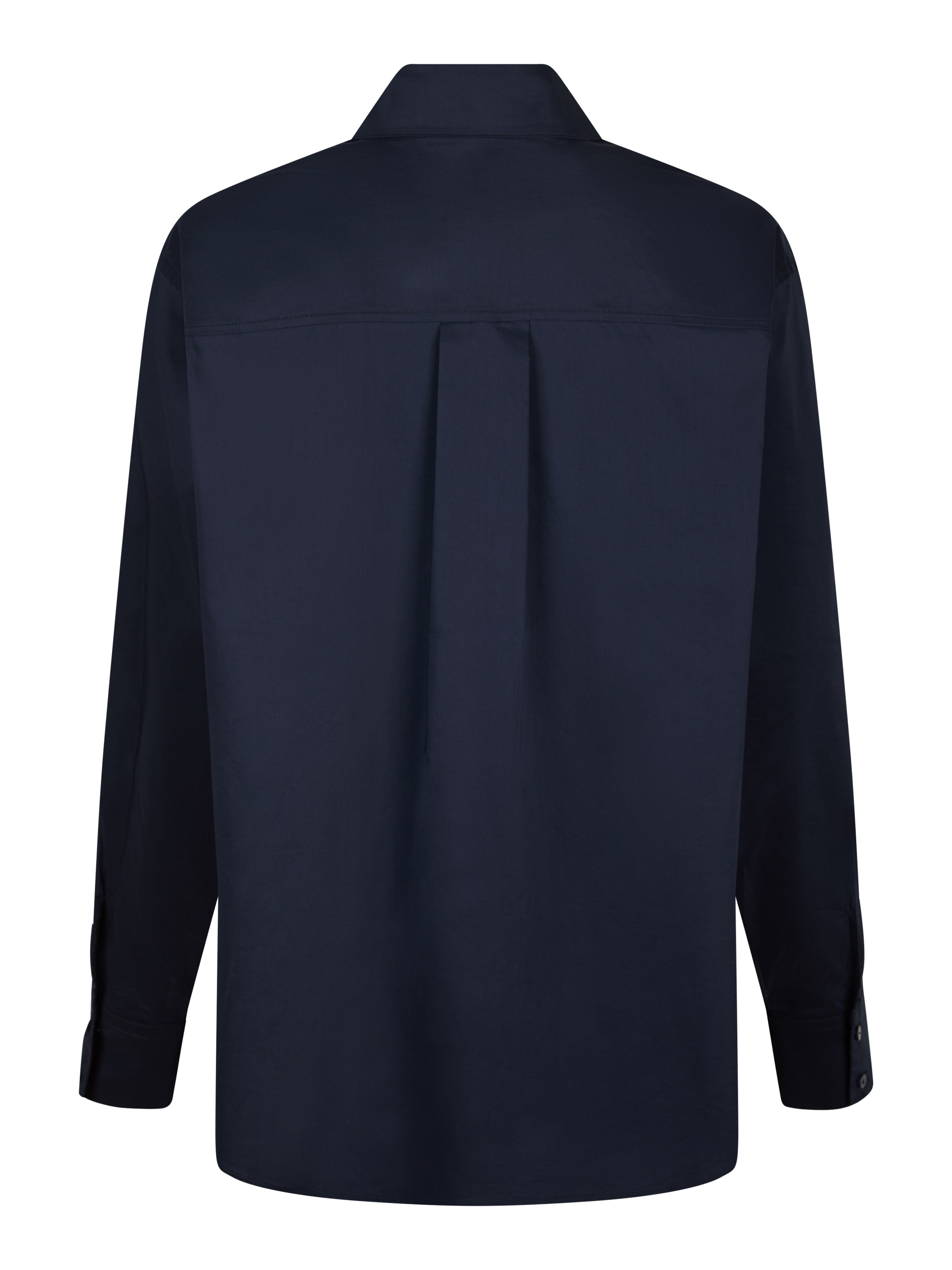 Bahne Studio  Henia Poplin skjorte - mørkeblå