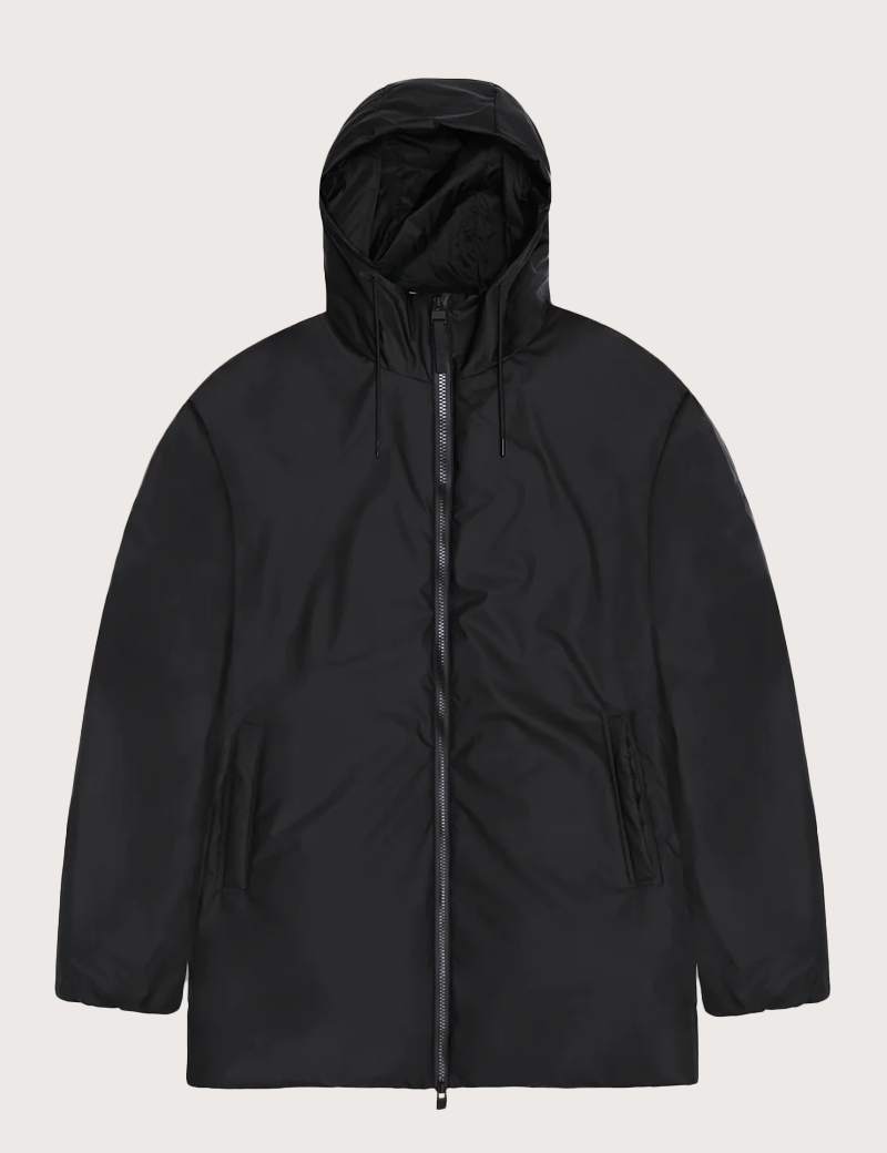 RAINS COUPE VENT LONG CAPUCHE LOHJA W3T2 NOIR