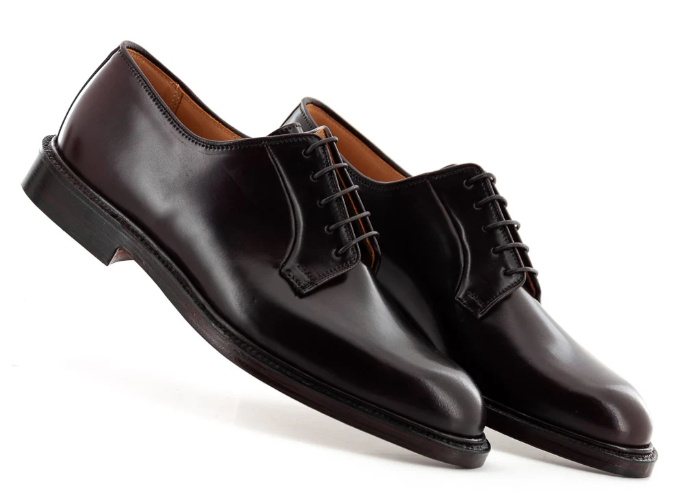 CROCKETT AND JONES - LANARK 3 CORDOVAN BURGUNDY