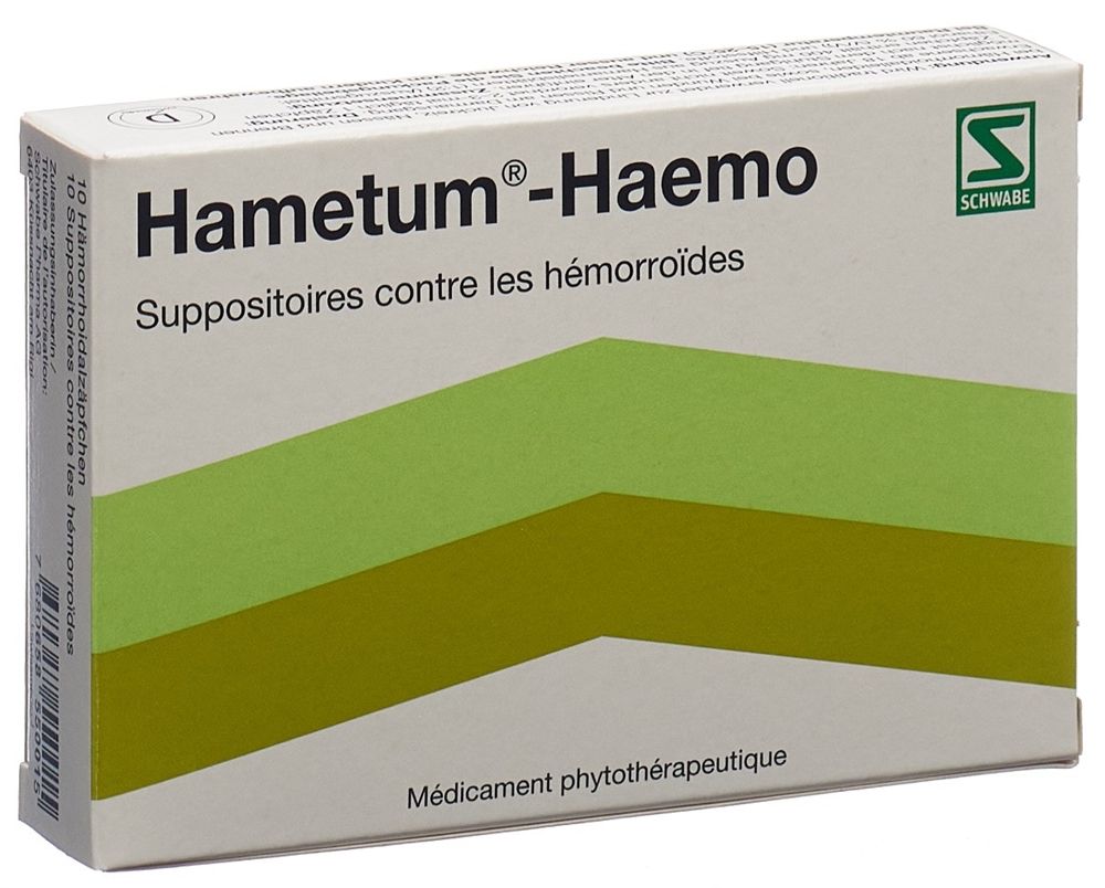 HAMETUM Supp 10 Stk<br>10 Stück, Zäpfchen