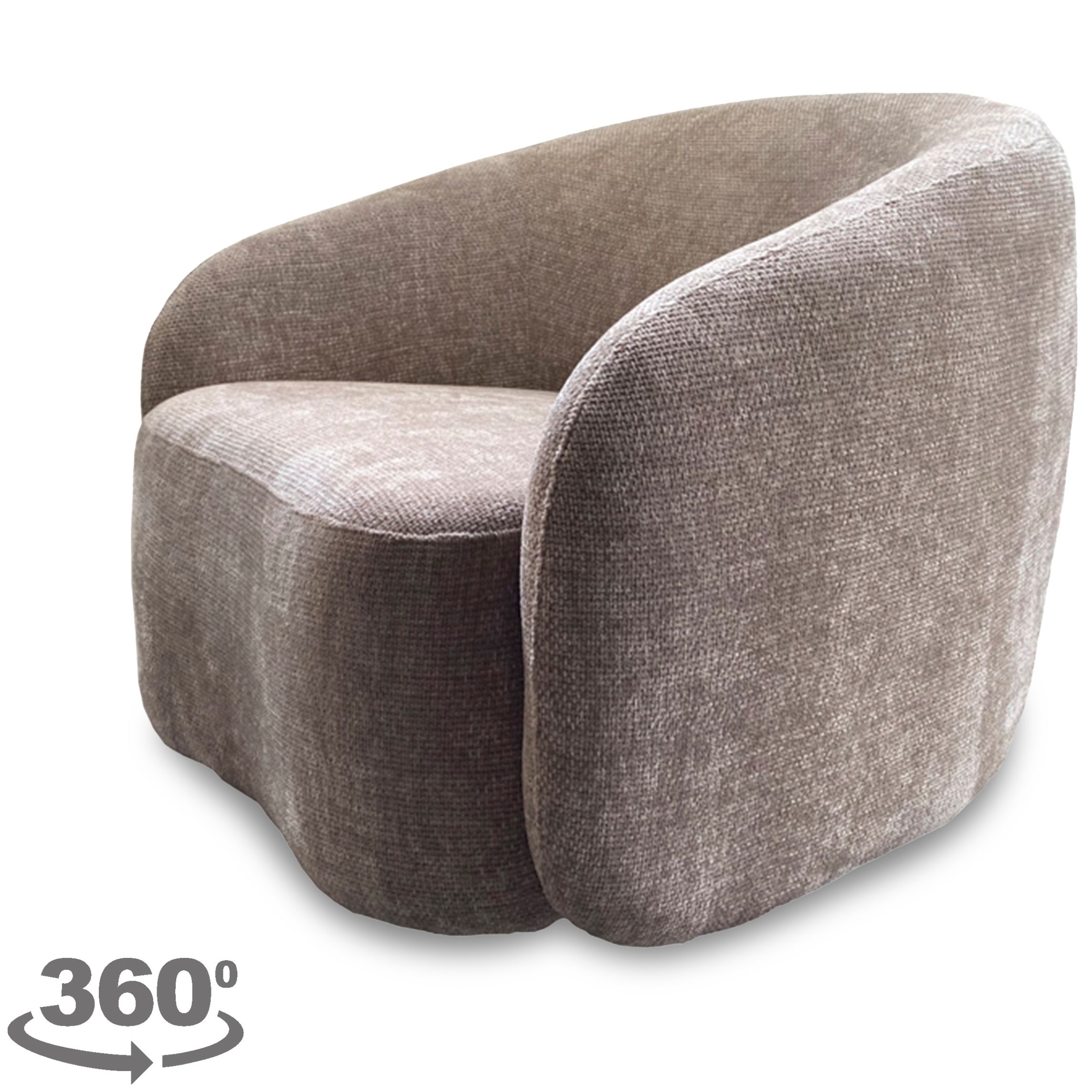 Fauteuil Beige Castro B83 x D84 x H79 cm