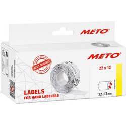 Étiquette pour étiqueteuse de prix, 32 x 19 mm, blanc