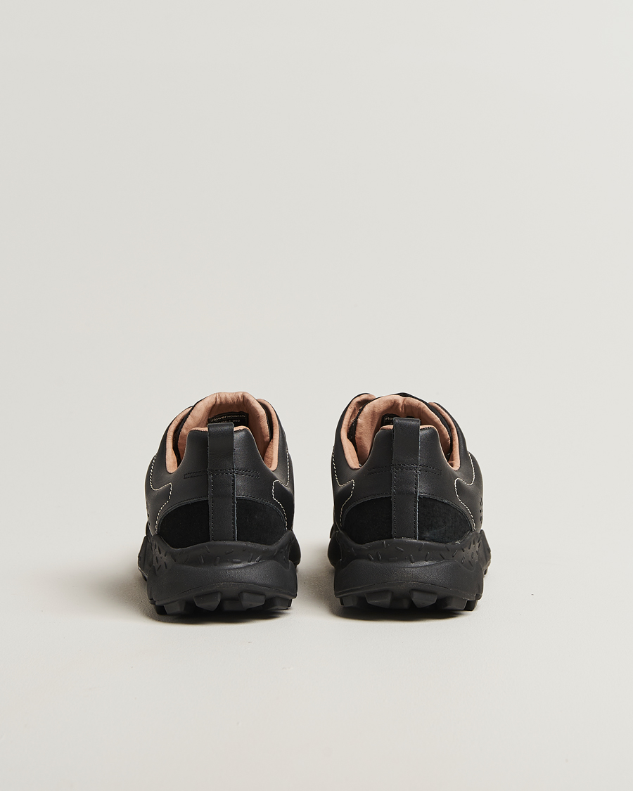 Flower Mountain Back Country Suede/Leather Sneaker Black