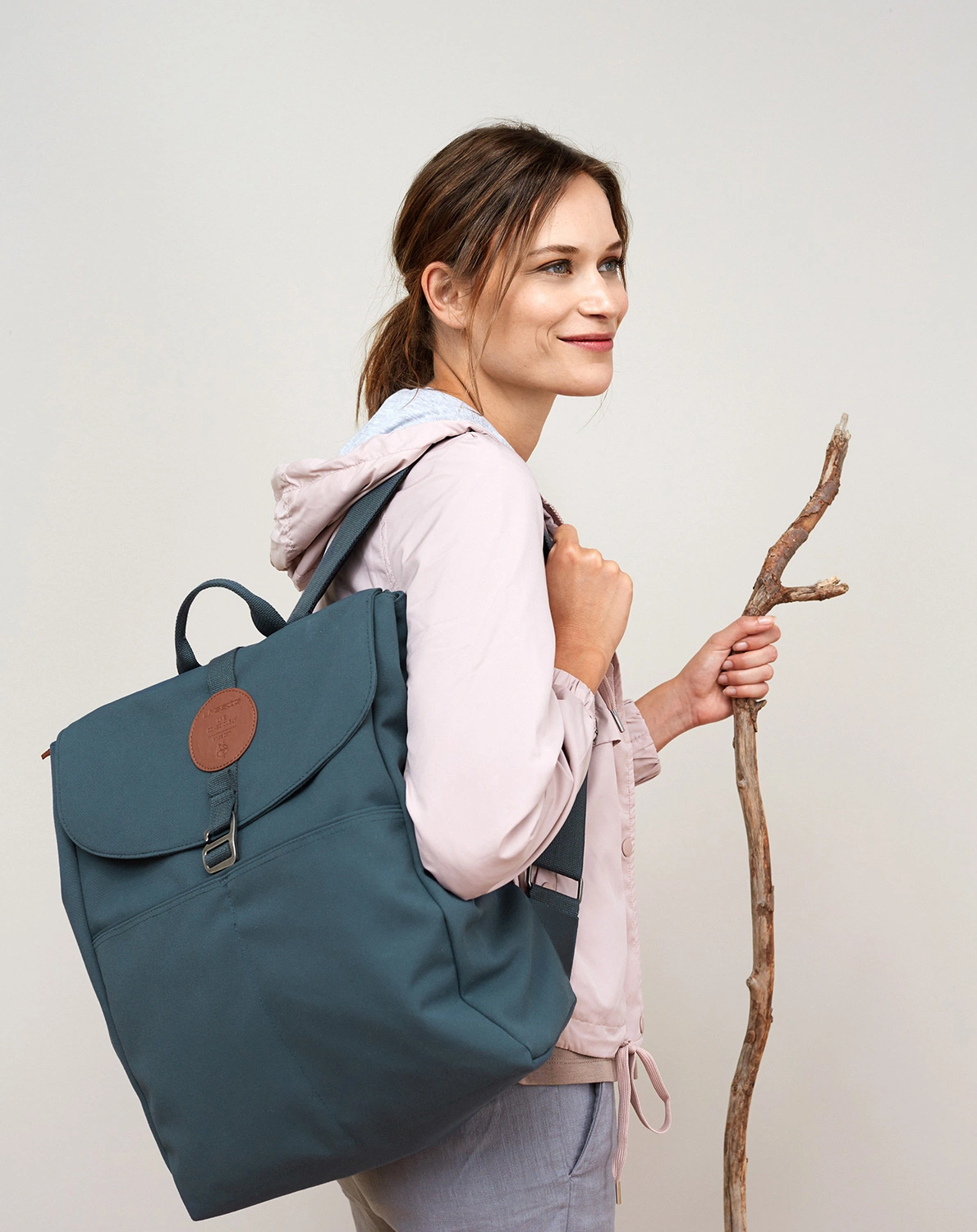 Wickelrucksack ADVENTURE (34x14x42) in petrol