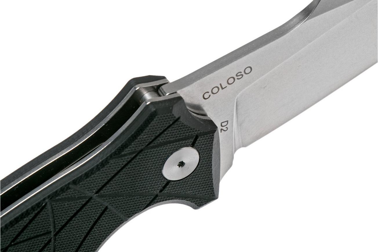 Amare Knives Coloso, black G10, zakmes