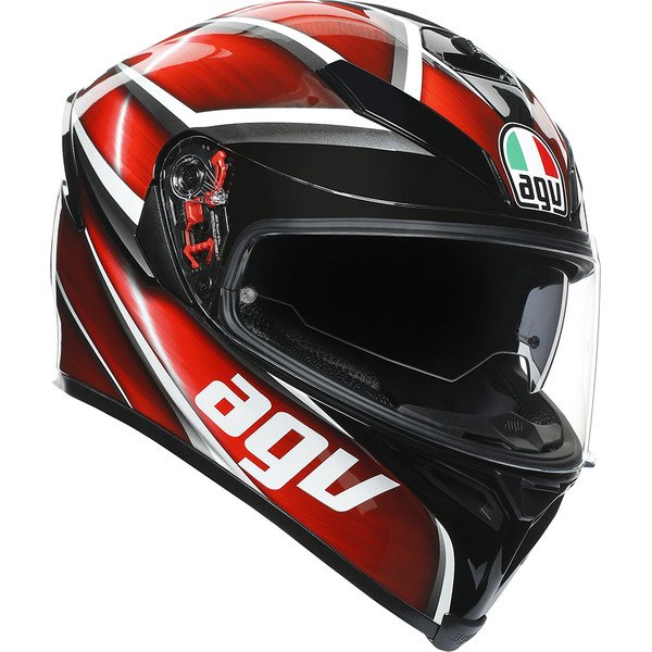 AGV - Casque K5 S Tempest Noir / Rouge