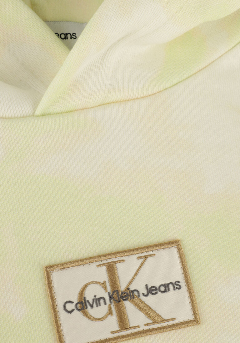 CALVIN KLEIN groene calvin klein trui sun bleached aop hoodie
