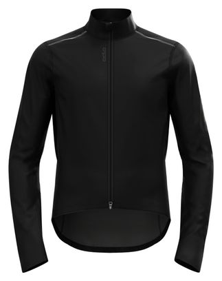 Veste imperméable Odlo Performance Knit Zeroweight Dual Dry Noir