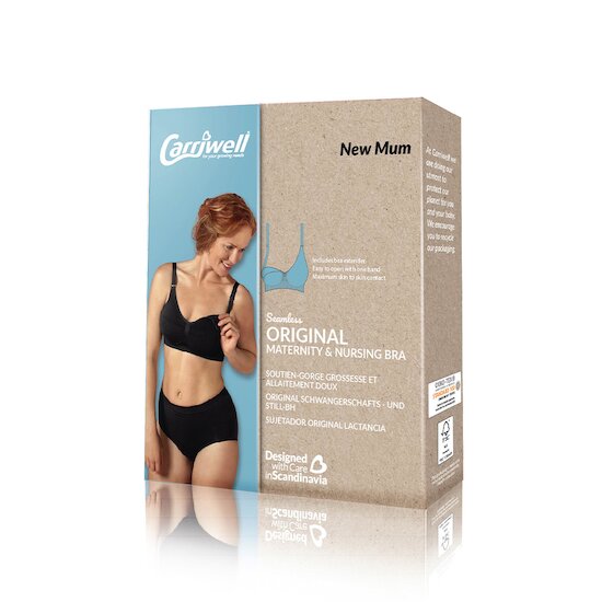 Soutien-gorge allaitement sans couture   Blanc        de               Carriwell