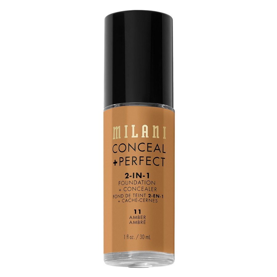 Milani Cosmetics Conceal + Perfect 2-In-1 Foundation + Concealer 11 Amber 30ml