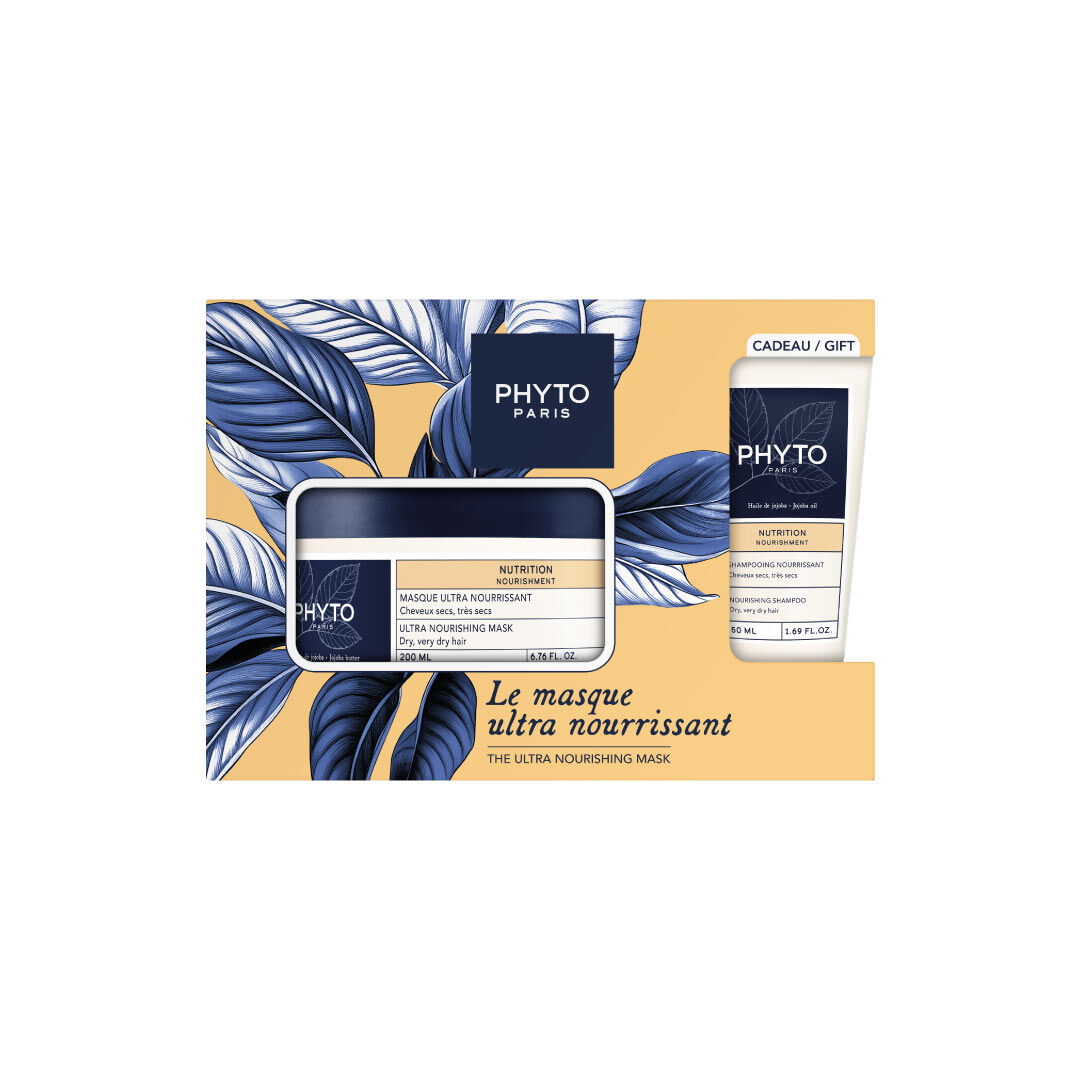 PHYTO Coffret Máscara + Champô Nutrição - 1un