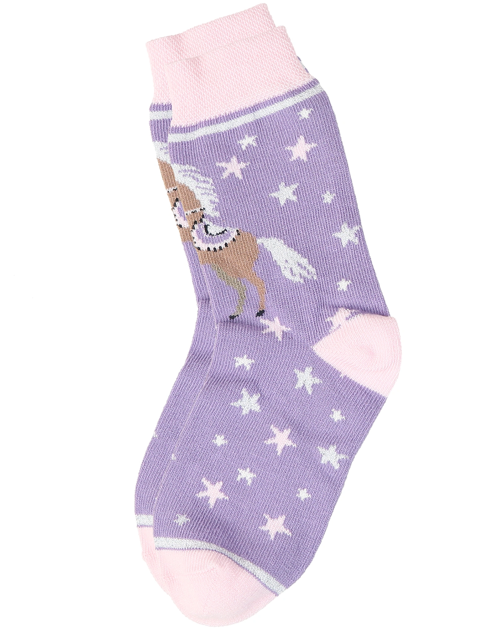 Socken PEGASUS  3er-Pack in rosa/lila