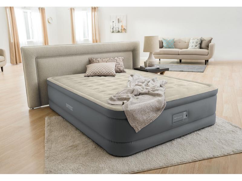 Intex Luftbett PremAire II Queen 152 x 203 x 46 cm Luftbett mit integrierter Pumpe