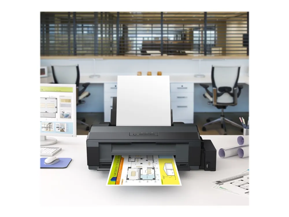 Epson EcoTank ET-14000 - Printer - farve - blækprinter - kan genopfyldes - A3 - 5760 x 1440 dpi - op til 15 spm (mono) / op til 5.5 spm (farve) - kapacitet: 100 ark - USB
