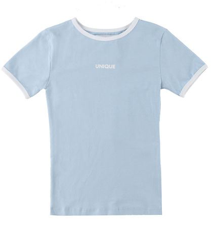 Hound T-shirt - LyseBlå m. Hvid
