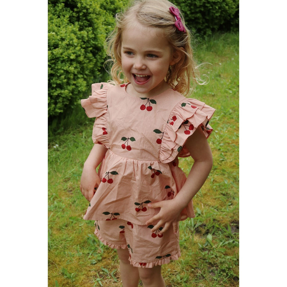 Køb Konges Sløjd Ma Grande Cerise Blush Verbena Top GOTS