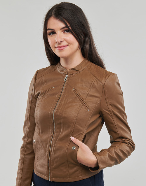 Vero Moda - VMFAVODONA COATED JACKET NOOS - Cognac