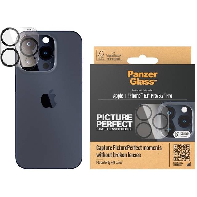 PanzerGlass - PicturePerfect Kameralinsebeskytter iPhone 15 Pro - 15 Pro Max