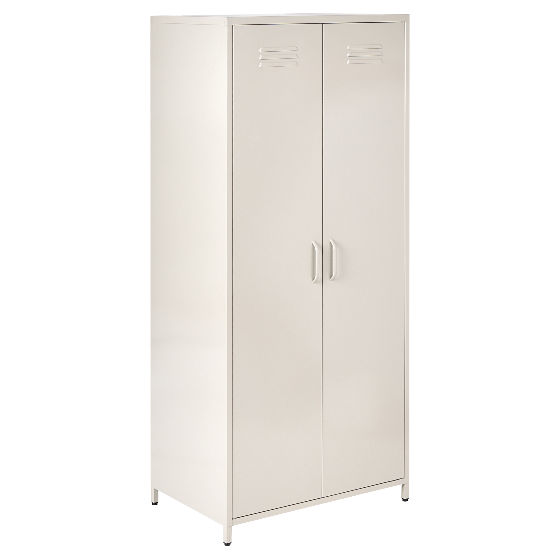 Beliani - VARNA - Dressoir - Lichtbeige - Staal