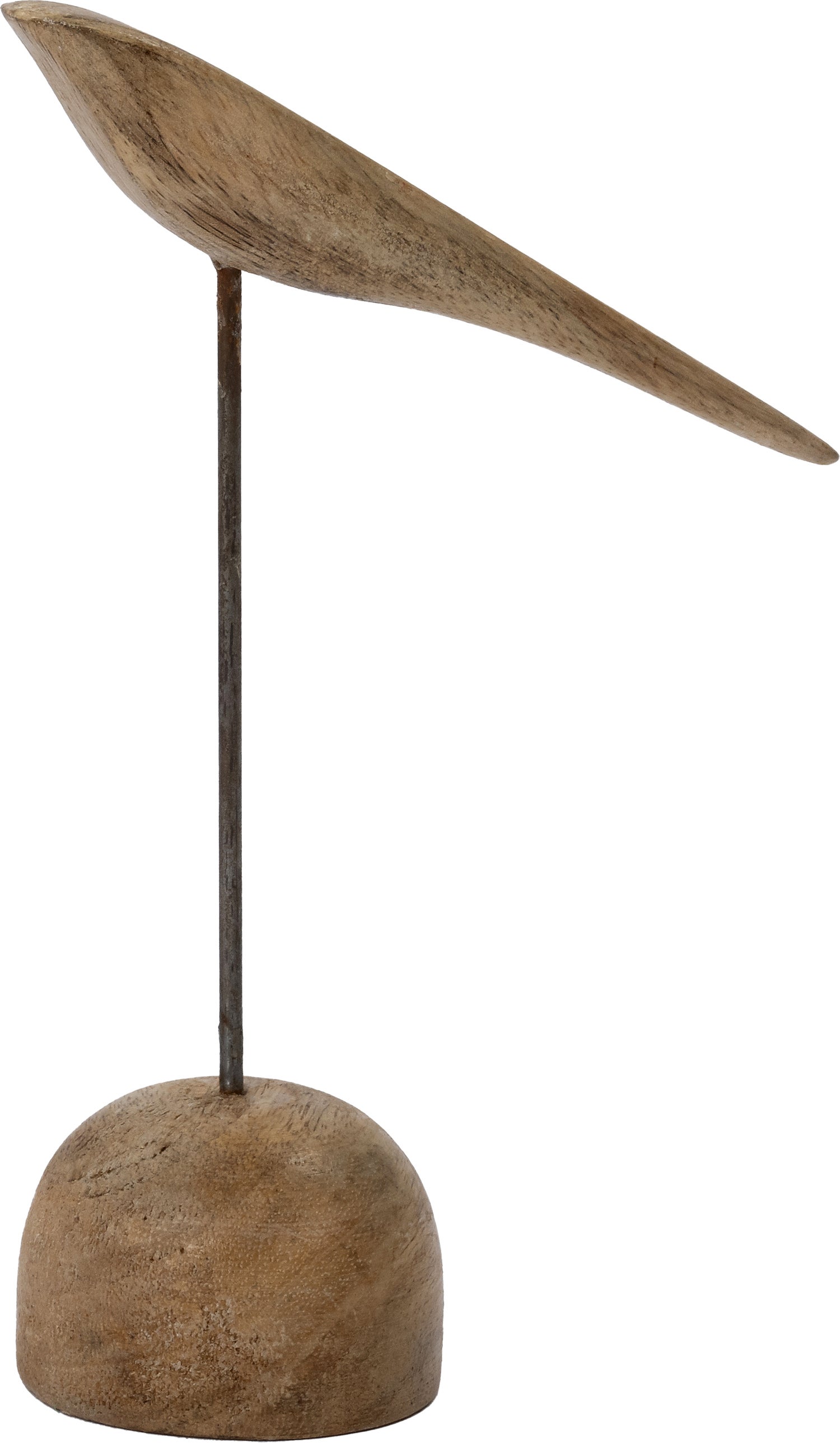 Intratuin beeld vogel naturel 12 x 6 x 18 cm