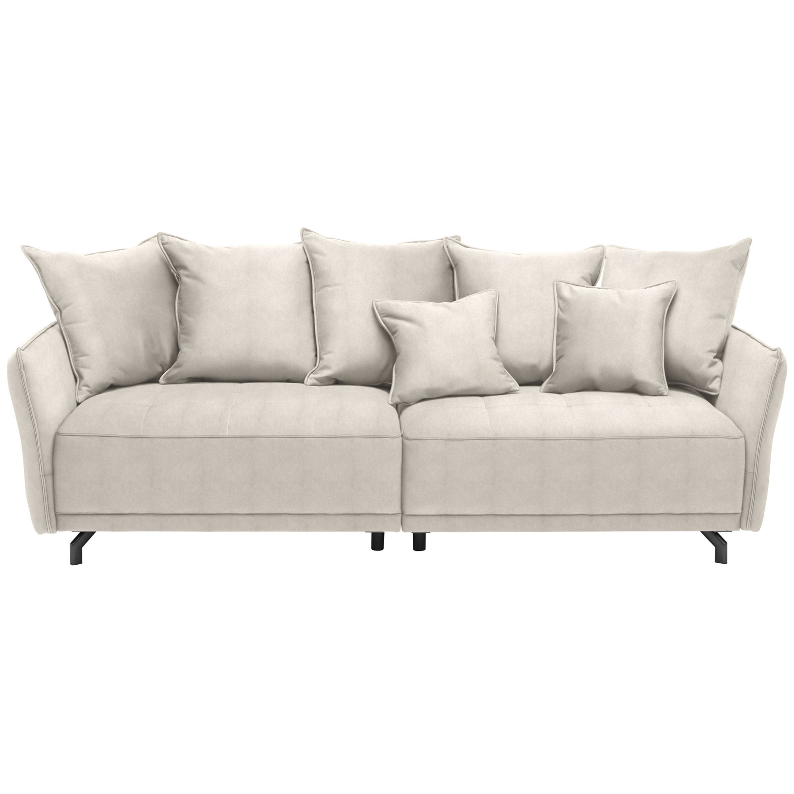 Big Sofa - beige - Samt