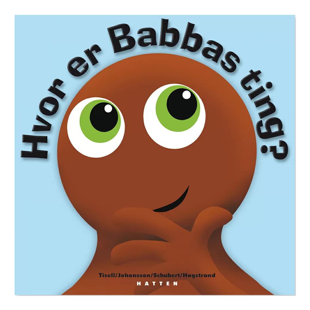 Babblarna Hvor Er Babbas Ting? BOG DANSK  - 1 stk