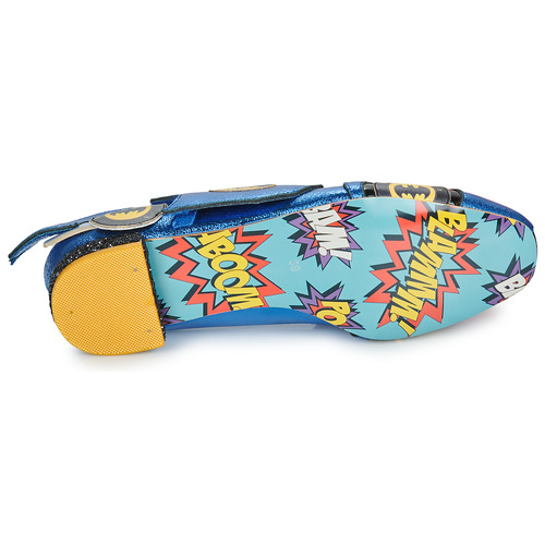 Irregular Choice - BATMOBILE KICKS - Bleu / Noir / Jaune