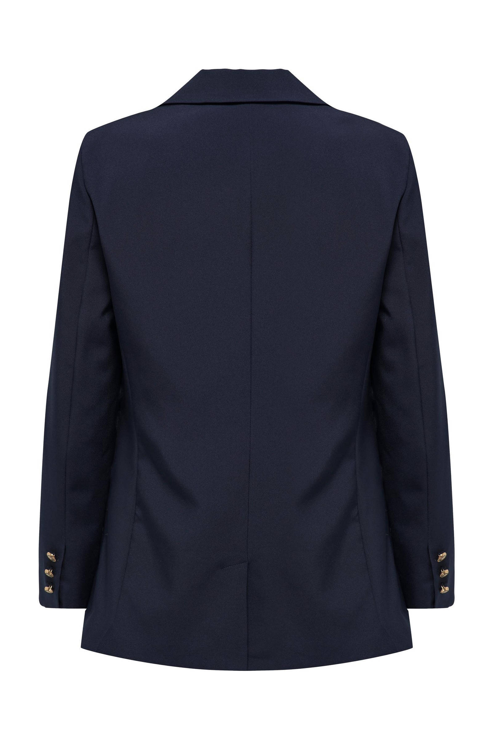 ONLY oversized blazer ONLASTRID van polyester donkerblauw