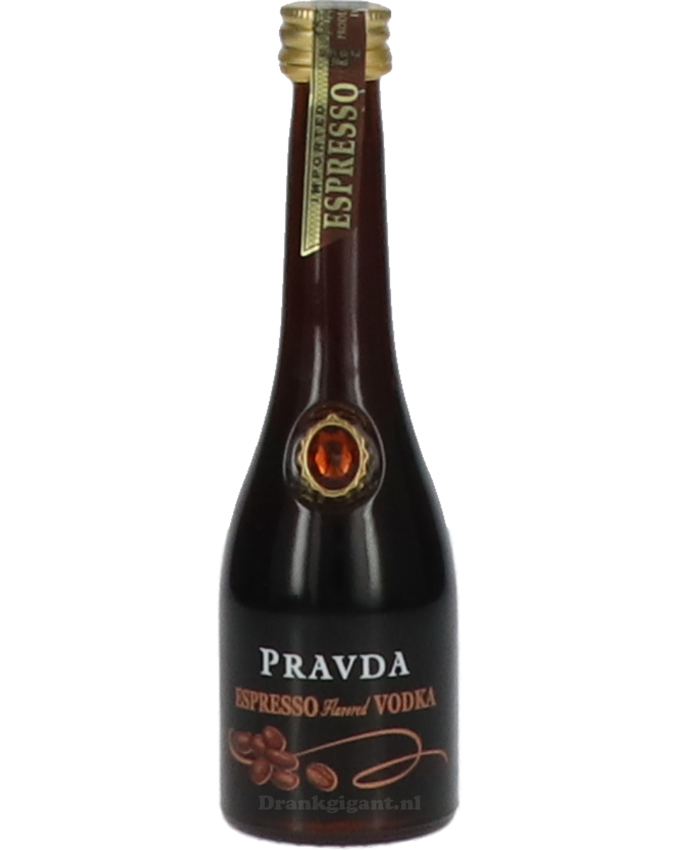 Pravda Espresso Vodka Mini 5 cl