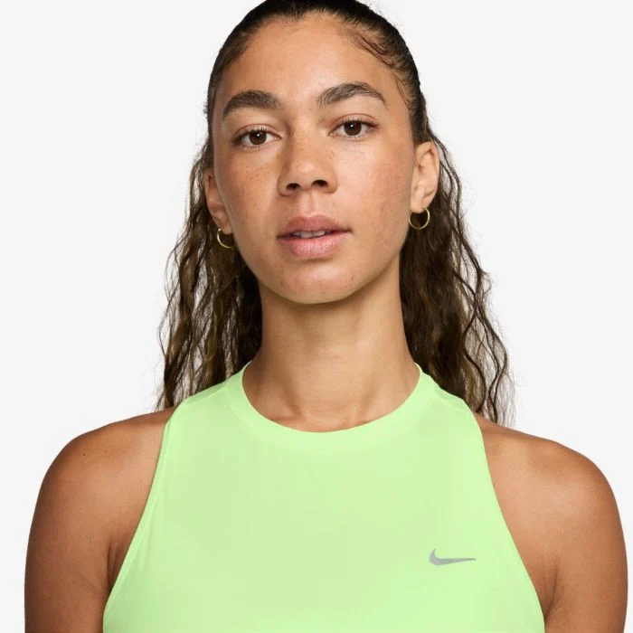 Nike Dame Singletter Swift Tank Top Gul