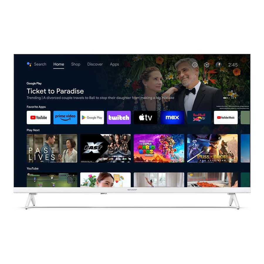 Sharp 32FH2EW - TV HD - 80 cm